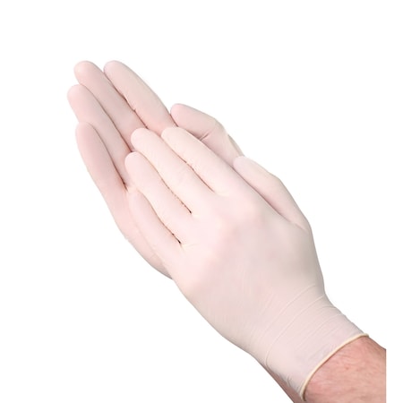 Vguard Exam Glove, Vinyl, Cream, Medium, 1000 PK A21A52